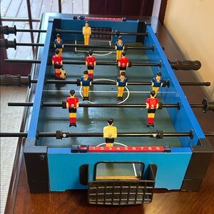 Classic Blue Foosball Table Game